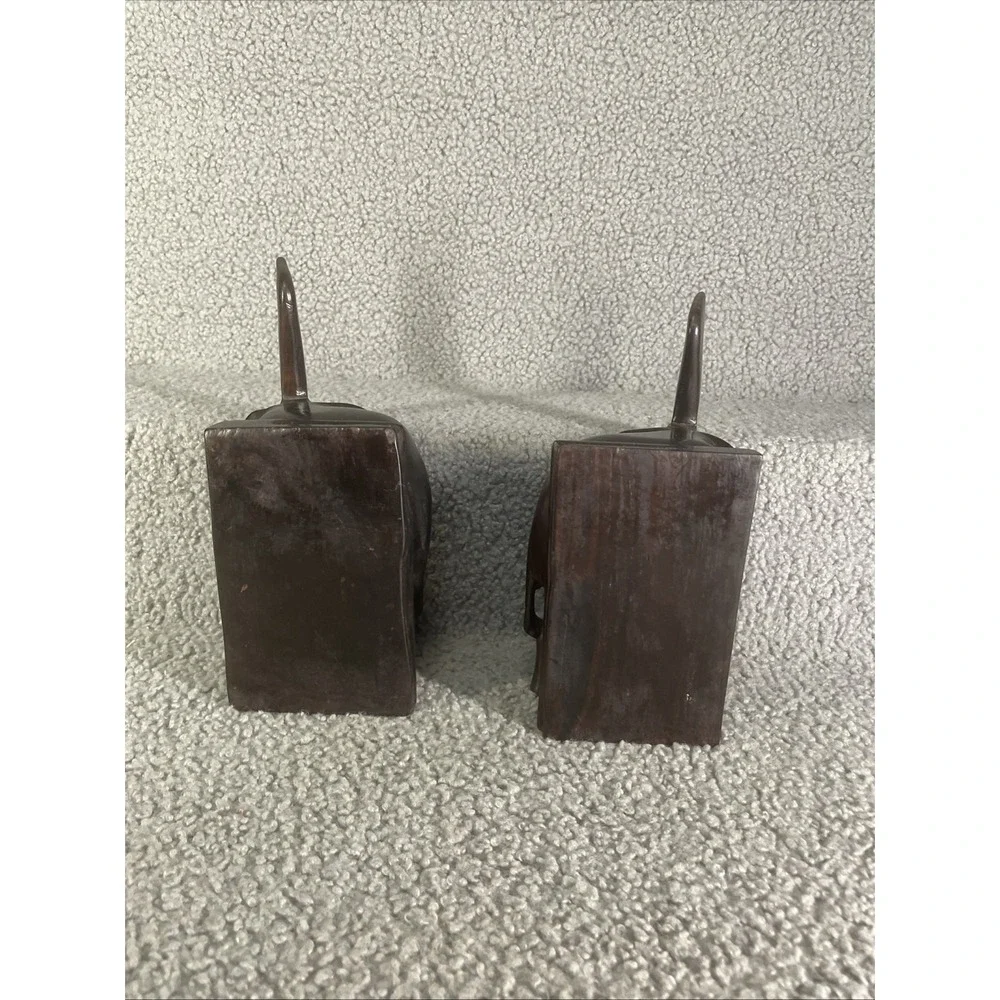 Wooden Ships vintage handcarved